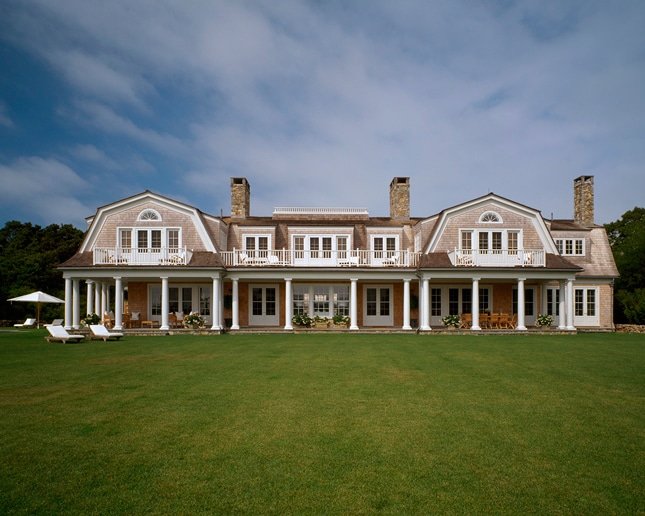 Imagen de Espectácular casa de estructura de madera estilo Hamptons en Canexel fachada trasera casa de lujo witchwood