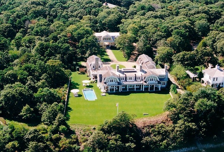 Imagen de Espectácular casa de estructura de madera estilo Hamptons en Canexel vista aerea casa de lujo witchwood