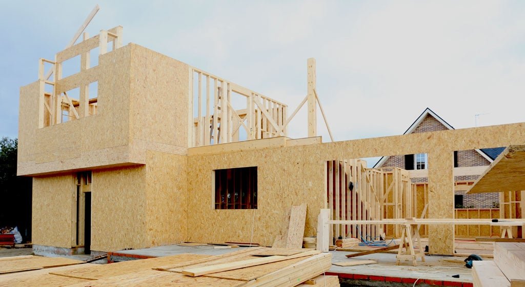 Imagen de Montaje de estructura en casa de madera en Valdemorillo en Canexel Estructura de casa Canexel