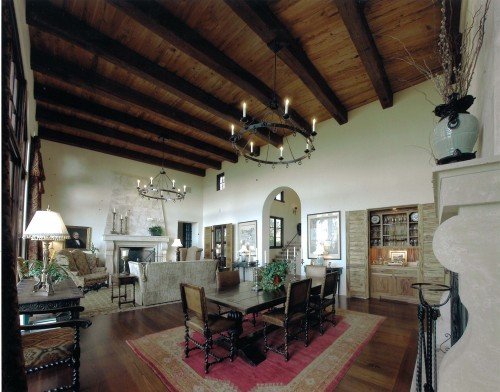 Imagen de Ideas para combinar el salón y el comedor en Canexel casa diseno combo salon mediterraneo