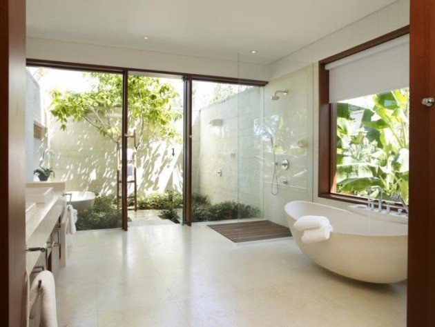 Imagen de Cuartos de baño abiertos, amplitud máxima en Canexel Baño de diseño