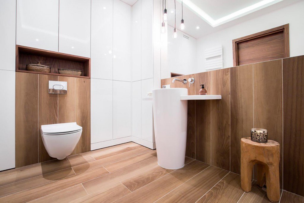 Imagen de Suelos de casas modernas, conoce las 10 opciones en Canexel suelo porcelanico imitacion madera