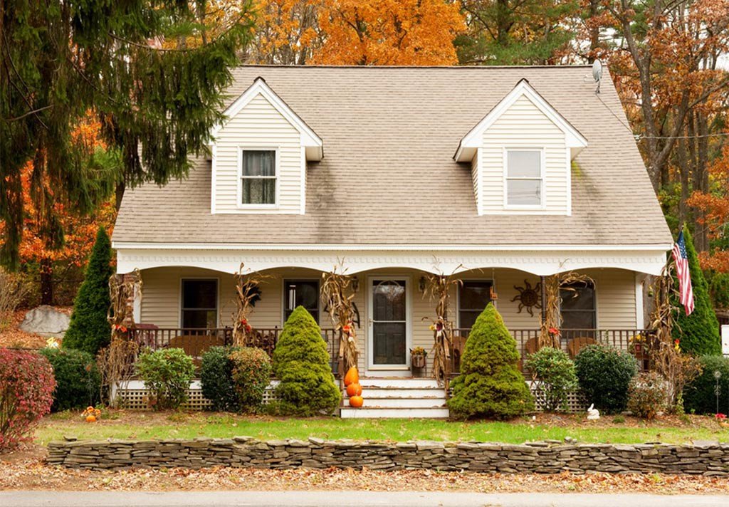 decoración de casa en halloween