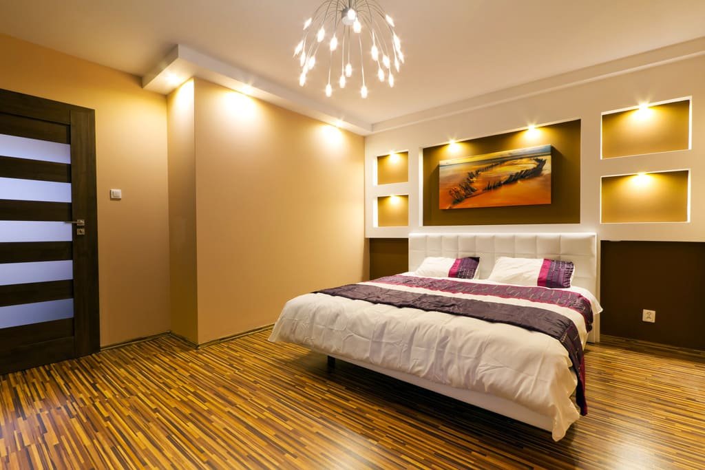 Imagen de Ideas para la decoración de dormitorios en Canexel cama tipo moderno