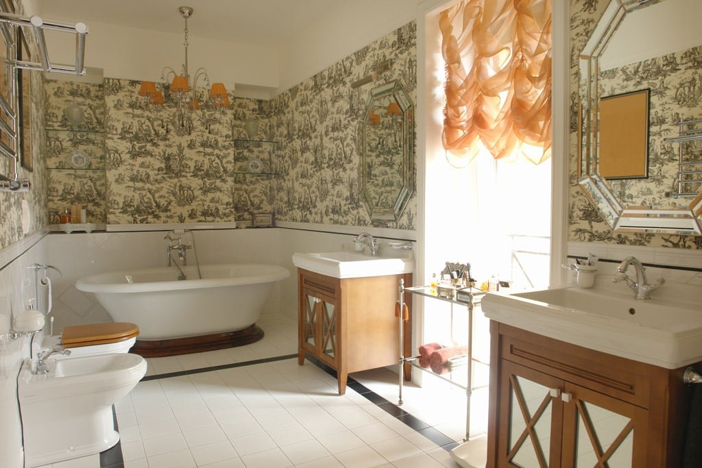 baño de estilo cottage